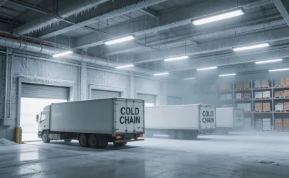 Cold chain logistics warehouse