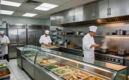 Commercial foodservice kitchen